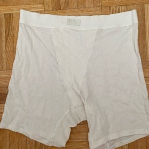 Skims boyfriend sleep shorts
